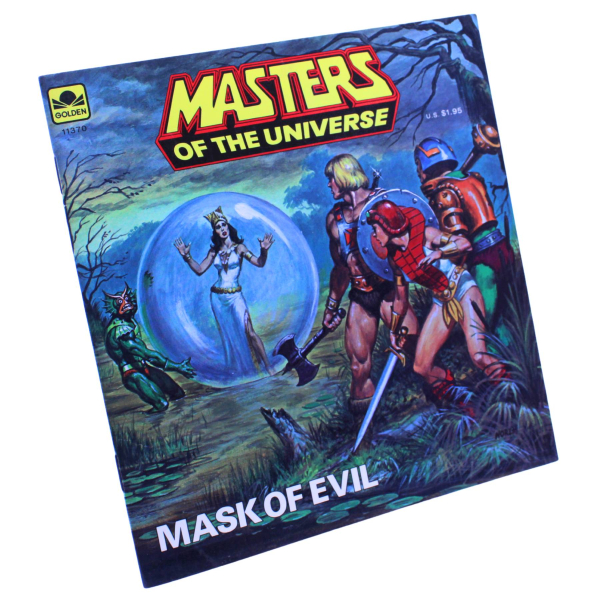 Masters of the Universe Mask of Evil Golden Book 1984